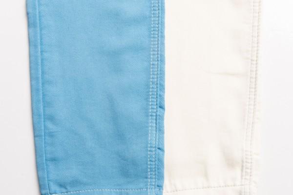 Cotton poly spandex fabric Cotton 65% Polyester 34% Spandex 1% Light Blue Color ​Super Stretch denim fabric-HN5150