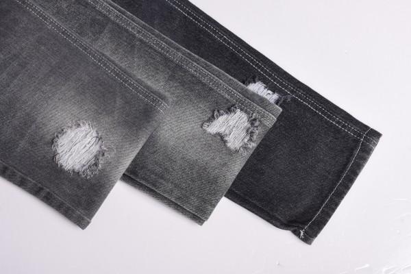 Denim fabric wholesale 10.9 oz 70/71 inch JET BLACK Denim fabric-HL198-2