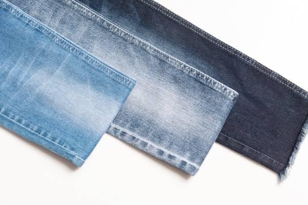 10.5 oz satin weave super stretch indigo denim fabric for jeans fabricdenim fabric-854R